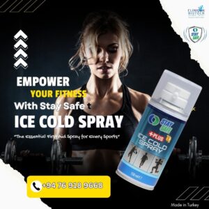Stay Safe Ice Cold Spray - Introducing Stay Safe - Ice - Cold Spray by Sport Essentials - Kattankudy Ads (KKY ADS)