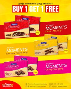 Sweet Offer Saving Supermarket - Sweet Moments Sweet Offer BUY 1 GET 1 FREE - Savings Super Market - Kattankudy Ads (KKY ADS)