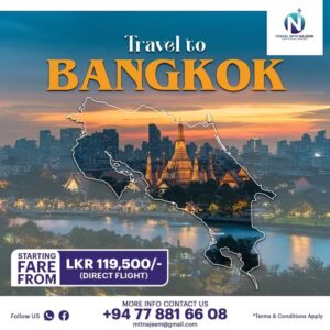 Travel To Bangkok - Travel to Bangkok - Start From 119,500/= - Kattankudy Ads (KKY ADS)