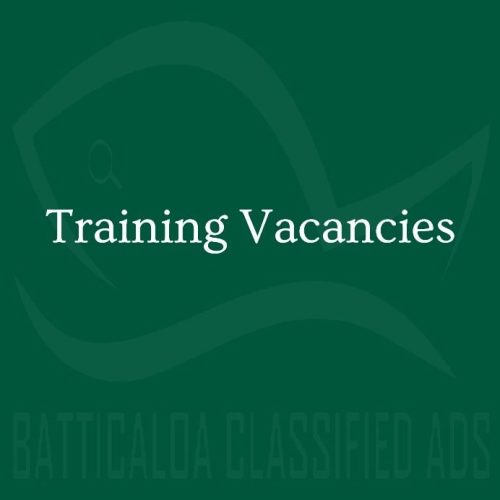 Training Vacancies