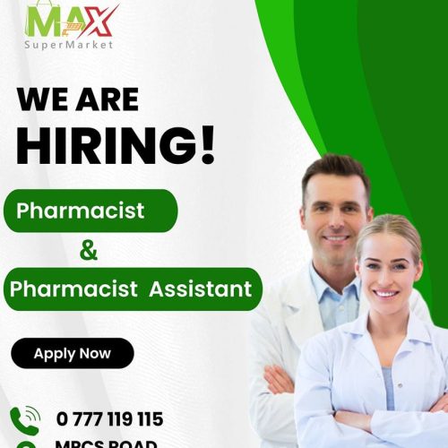 Vacancy For Pharmacist